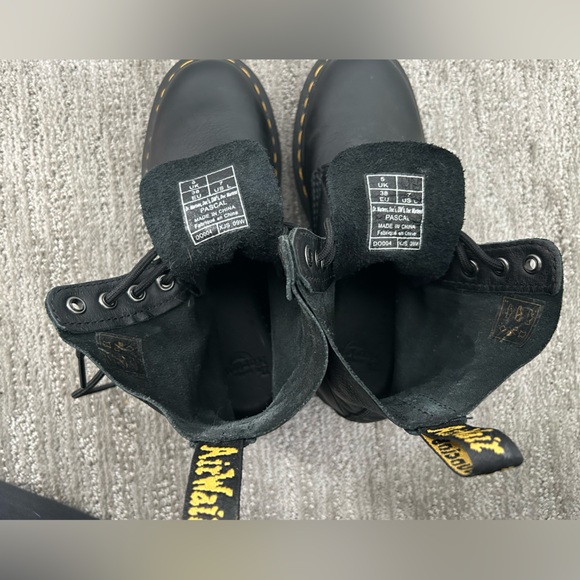 Dr. Martens Black Combat Boots - Picture 5 of 5